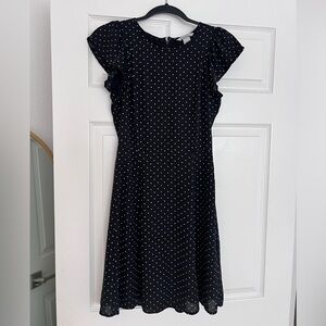 Polka dot summer fall dress